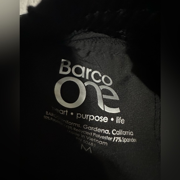 Barco One Woman’s Black Medium Scrub Joggers - Picture 3 of 6